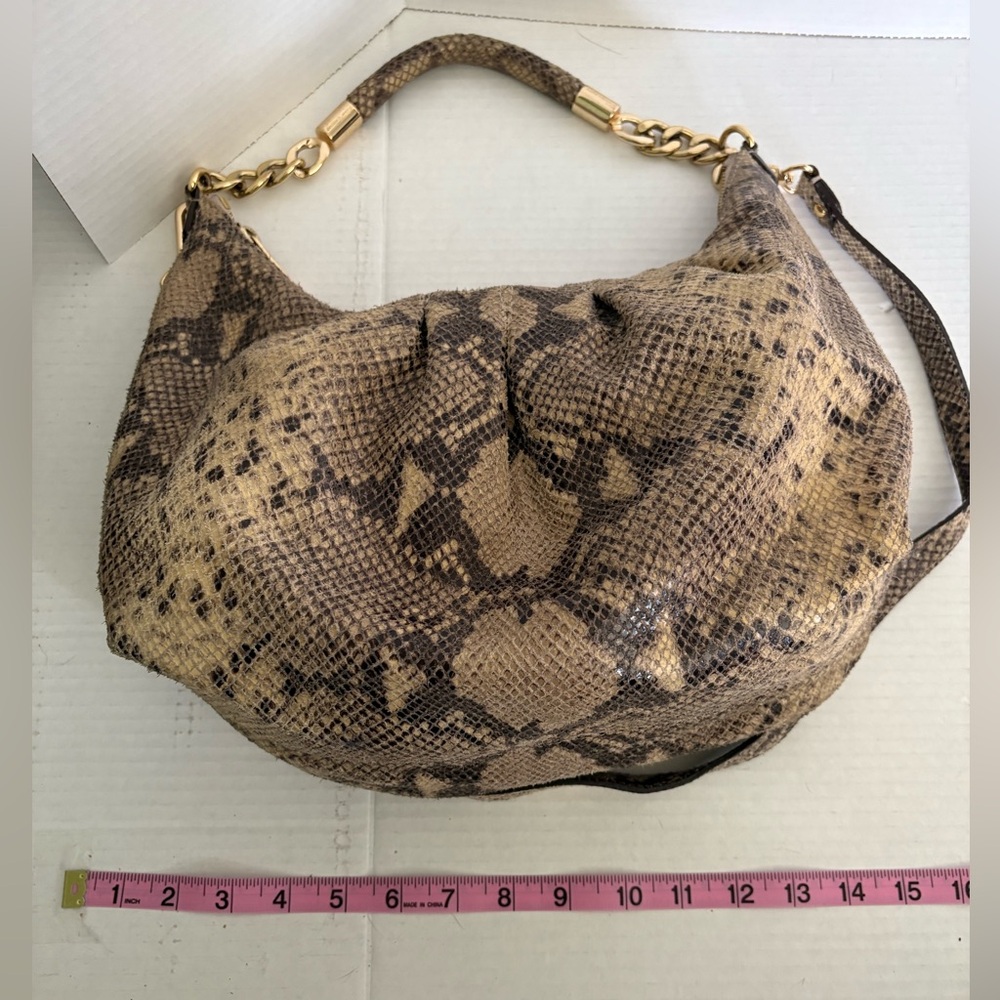 Michael Kors Python Hobo With Shoulder Strap - image 5